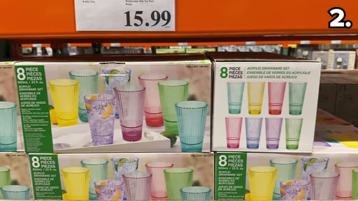 Jia Wei 22 oz. Drinkware Set of 8