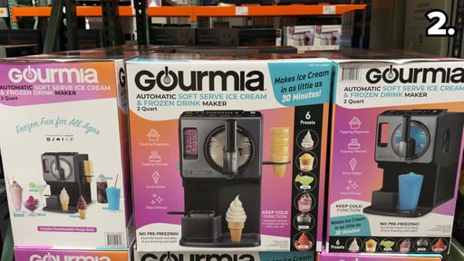 Gourmia Soft Serve Ice Cream and Frozen Drink Maker