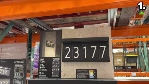 Artika Solar Bowen Address Sign