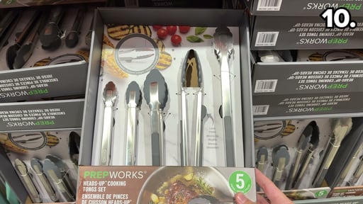 PrepWorks Heads-Up Cooking Tongs 5-Piece Set