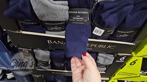 Banana Republic Men's Dress Sock 6 Pair