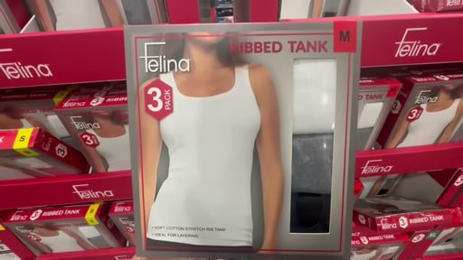 Felina Women's Ribbed Tank 3pk