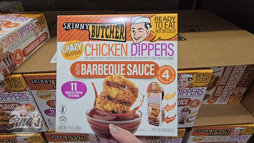 Skinny Butcher Chicken Dippers with BBQ Sauce, 4/14 oz