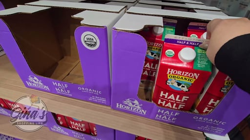 Horizon Organic Half & Half 64 Ounce Carton