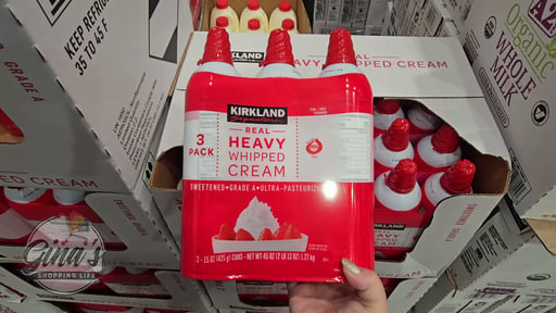 Kirkland Signature Whipped Heavy Cream, 3/15 oz