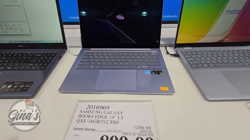 Samsung Galaxy Book4 Edge 14" Touchscreen Laptop, Snapdragon X Elite, 16GB RAM, 512GB SSD