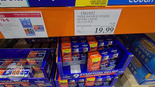 Vicks DayQuil/NyQuil Severe Liquid 3x12 Ounce