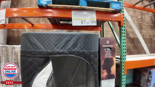 HoMedics Premium Portable Steam Sauna - Black