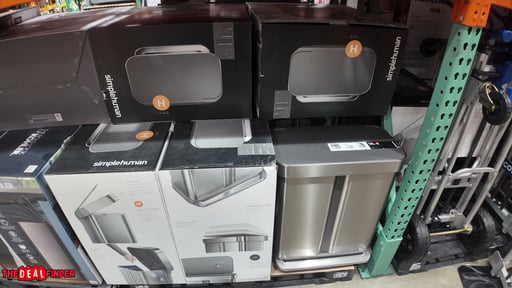 simplehuman 58L Dual Compartment Step Can