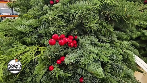 28" Noble Fir Wreath w/Cedar Accents