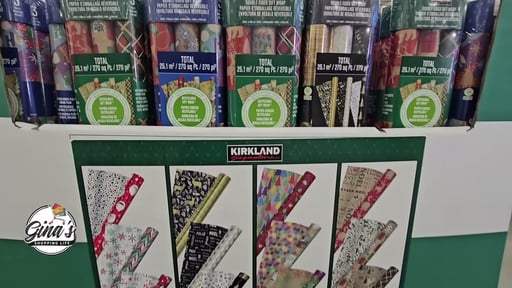 Kirkland Signature Wrapping Paper 3 Rolls