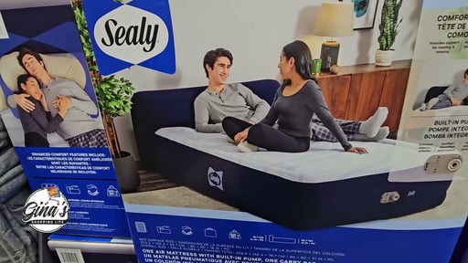 Sealy Queen Airbed with Headboard