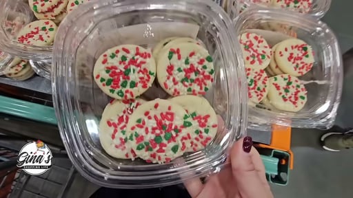 Christmas Sugar Cookie with Sprinkles 24 Count
