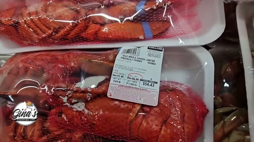 Wild Whole Cooked Lobster Previously Frozen