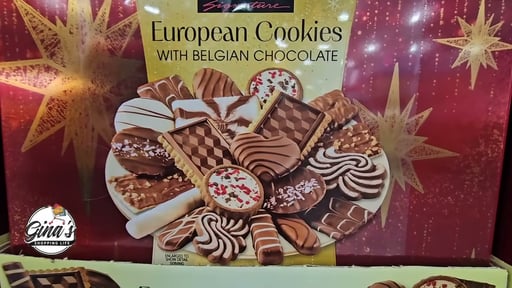 Kirkland Signature European Cookies with Belgian Chocolate, 49.4 oz