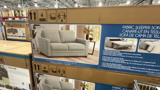 East & Vine Rosie Fabric Sleeper Sofa