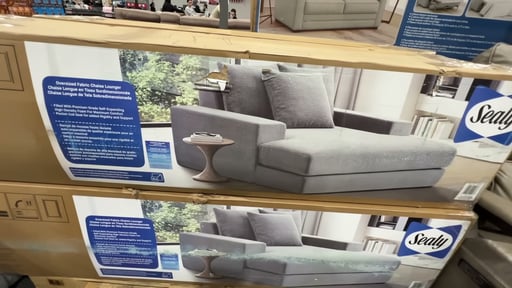 Sealy Calin Oversized Fabric Chaise