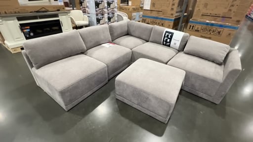 Thomasville Fallon 6-Piece Modular Fabric Sectional