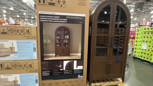 Abbyson Home Aspen 80" Display Cabinet