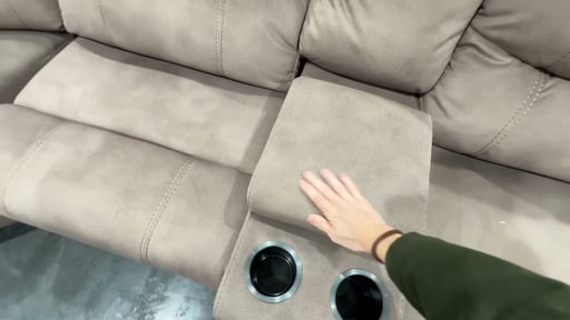 Barcalounger Carmelo Fabric Power Sectional