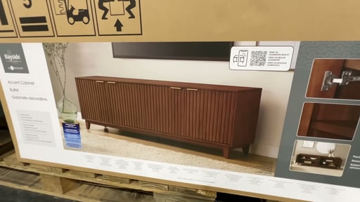 Bayside Furnishings Collin 72" Accent Console