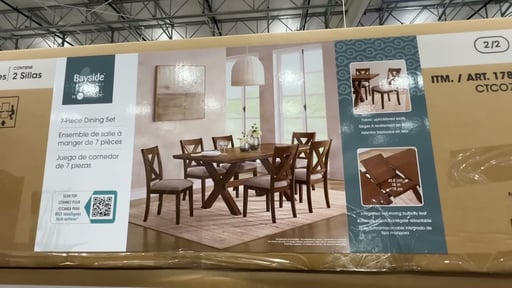 Bayside Furnishings Bryce 7-Piece Dining Set