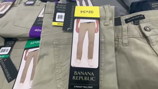 Banana Republic Men's 5-Pocket Twill Pant