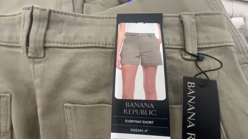Banana Republic Women's Cotton Blend Weekender Short
