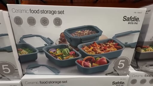 Safdie & Co 10-Piece Ceramic Food Storage Set