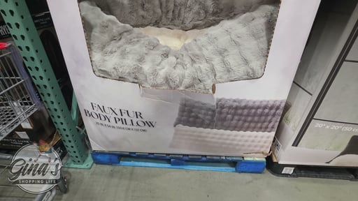 Allied Home Faux Fur Body Pillow, 20 x 54 in.