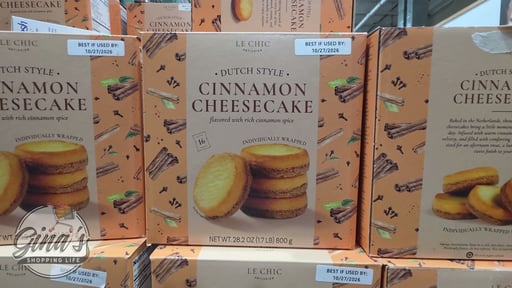 Le Chic Dutch Style Cinnamon Cheesecake, 16 Count, 28.2 oz