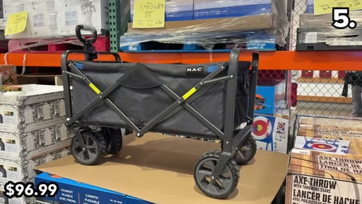 Mac Sports Folding Wagon with Brakes