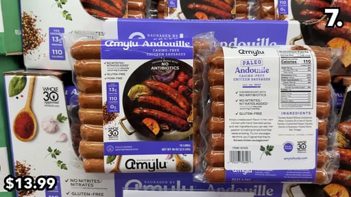 Amylu Paleo Chicken Andouille Sausages