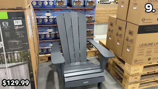 Leisure Line Fanback Adirondack Chair in Gray/White