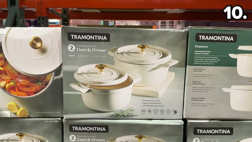 Tramontina 2-pack Enameled Cast Iron Dutch Ovens