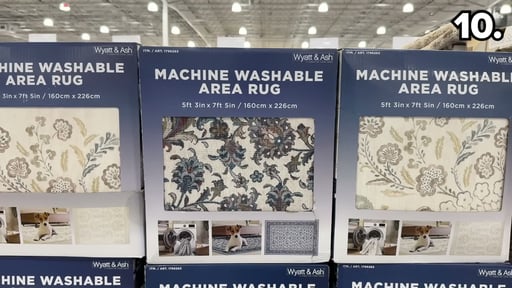 Wyatt & Ash Machine Washable Chenille Area Rug 5'3" x 7'5"