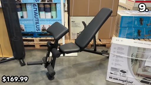 Centr Adjustable Bench with Leg Extension & Preacher Curl Attachment