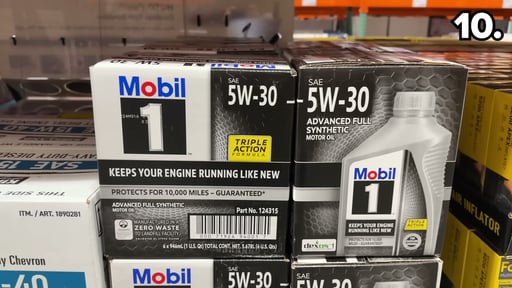 Mobil 1 5W-30 Synthetic Oil 6 - 1 Quart Bottles