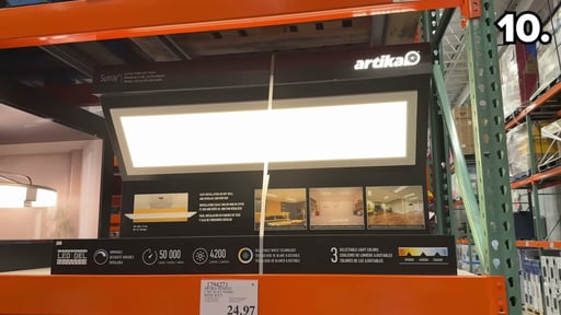 Artika Sunray 1'x4' Flat Panel LED Fixture