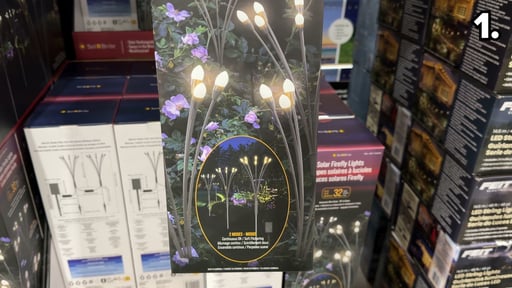 Fresh Source Solar Firefly Landscape Lights, 4-Pack