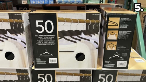 50-Pack Rubberized Hangers