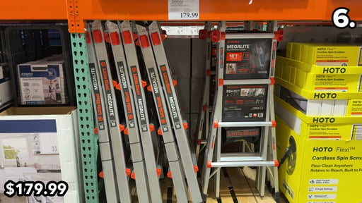 Little Giant Megalite 18' Multi-Position Ladder with Rack