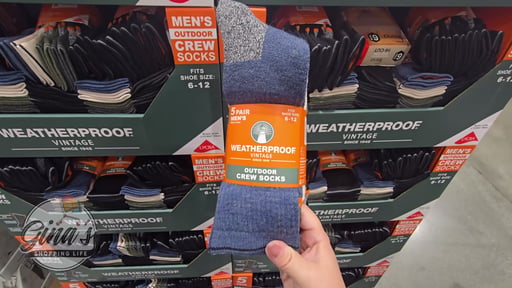 Weatherproof Men's Crew Sock 5-Pair