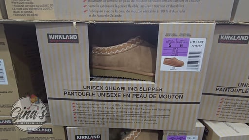 Kirkland Signature Unisex Shearling Slipper