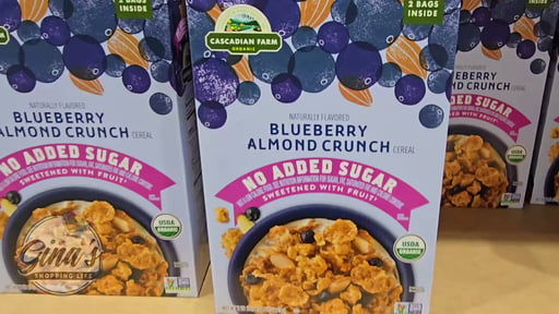 Cascadian Farm Organic Blueberry Almond Crunch 34 oz