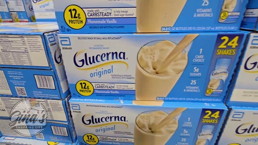Glucerna Diabetic Nutritional Beverage Vanilla 24 x 8 ounce