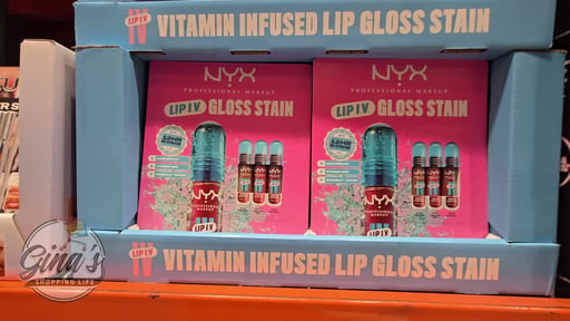 NYX Lip I.V. Hydrating Gloss Stain, 3-Pack