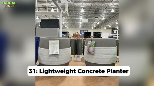 Lightweight Concrete Planter