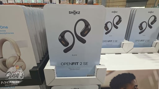 Shokz OpenFit 2 SE Open-Ear True Wireless Earbuds - Black