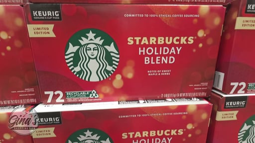 Starbucks Holiday Blend Medium Roast 72 CT K-Cup Pods